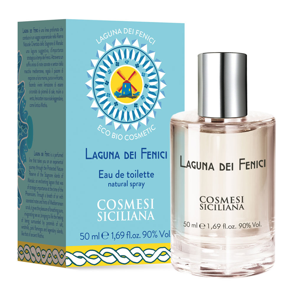 Eau de toilette natural spray - 50ml - Laguna dei Fenici - Cosmesi Siciliana